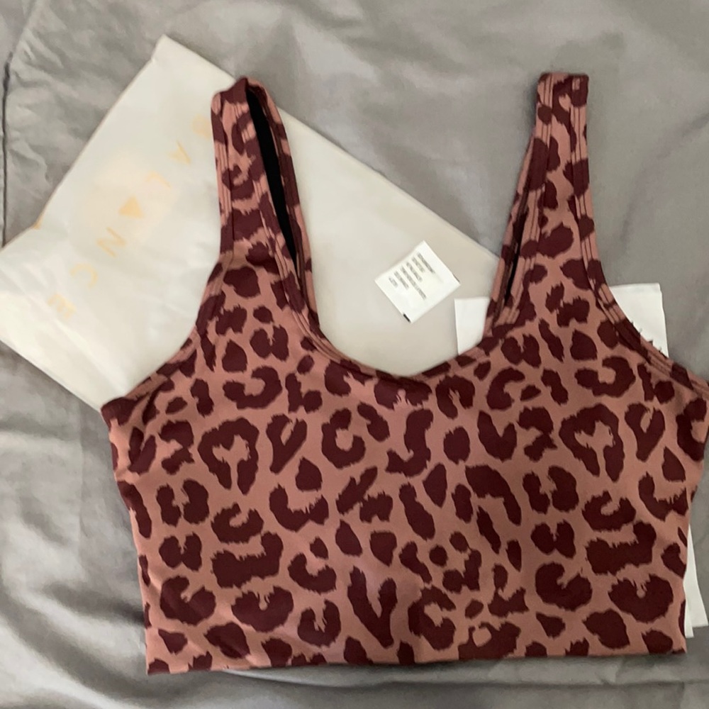Balance Athletica king cheetah dusk bra